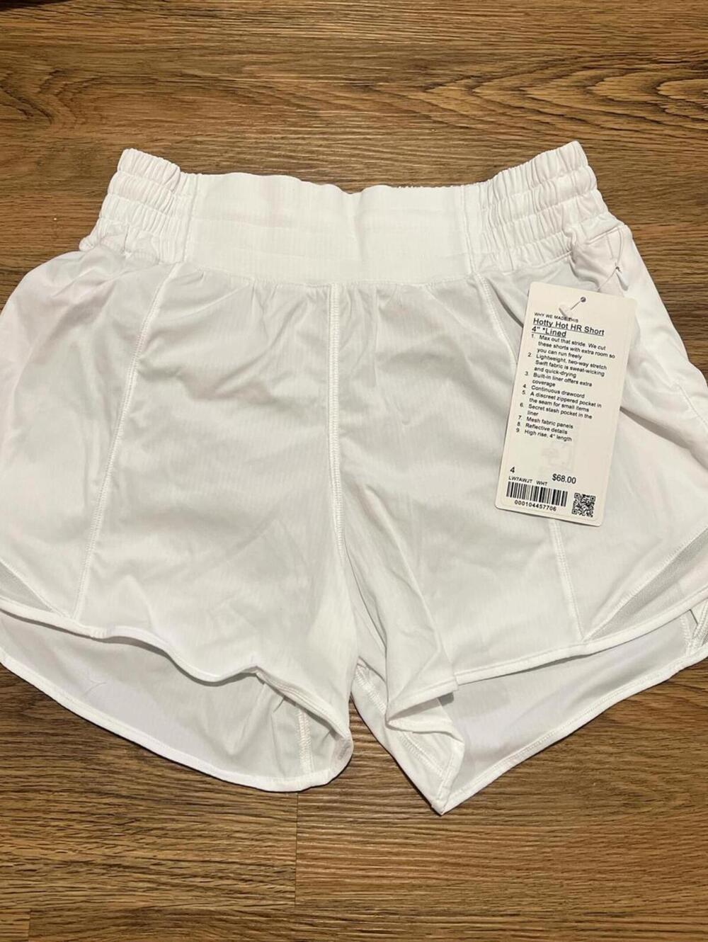 Lululemon Women's White Shorts size 0 - Picture 4 of 4